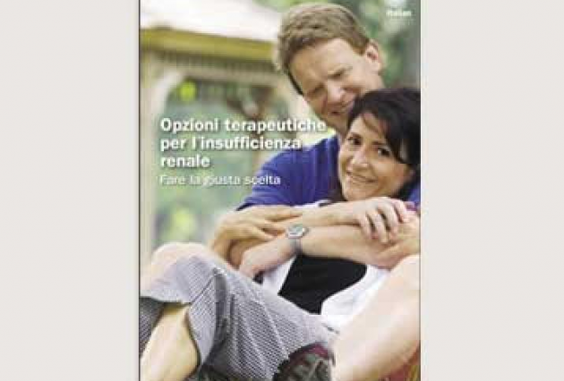'Kidney failure treatment options' Italian version cover page